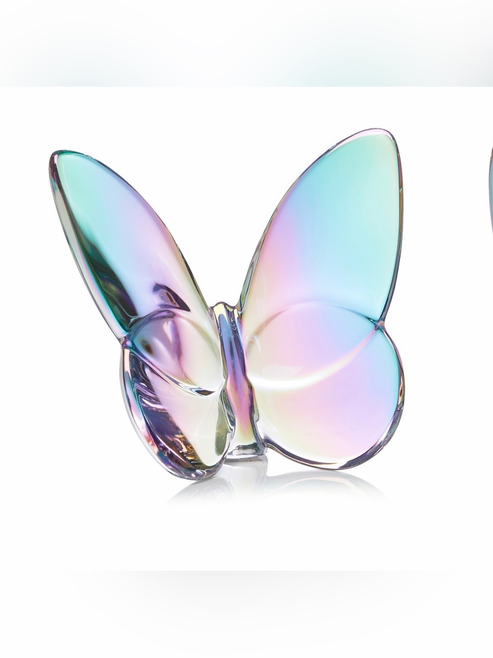 Baccarat Lucky Crystal Butterfly - Iridescent